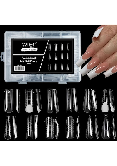 Protez Tırnak Üst Form Jel Polygel Acrygel - Akrijel Ve Polijel İçin Üst Form Şablon 288li Wn-001