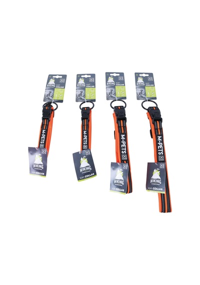 Hıkıng Reflektörlü Soft Boyun Tasması Orange M Çok Renkli