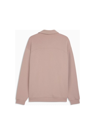 Puma Cloudspun Erkek Bej Polo Sweatshirt 528459-88 Krem