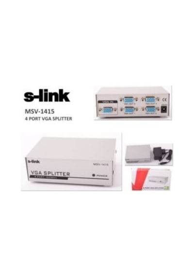 S-Lınk Msv-1415 4'Lü Ekran Vga Coklayıcı 150Mhz