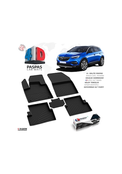 Opel Grandland X 4d Havuzlu Paspas 2017-2024