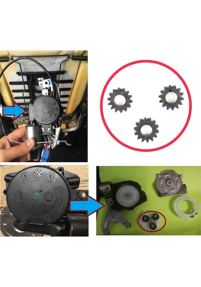 Bross Otomotiv Vw Golf 5 Passat B6 Cc Cr-v 3 Gm İçin Bel Desteği Motor Dişlisi