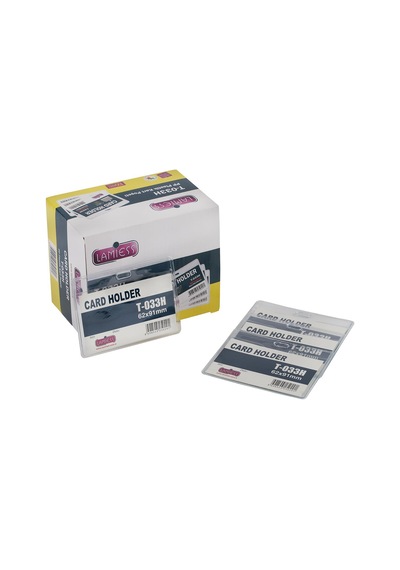 Lamiess T-033 H Yatay Plastik Kart Poşeti 100'Lü