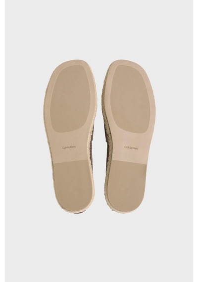 Calvin Klein Logolu Espadril Hw0hw02933 Bayan Espadril Hw0hw02933 Hjo Kahve