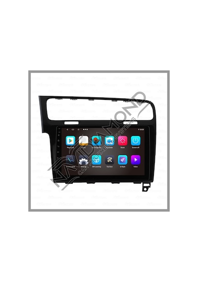 Özer Elektronik Volkswagen Golf 7 Pıano Black 8 Gb Ram 128 Gb Hafıza Androıd Multımedıa Teyp 10 İnç
