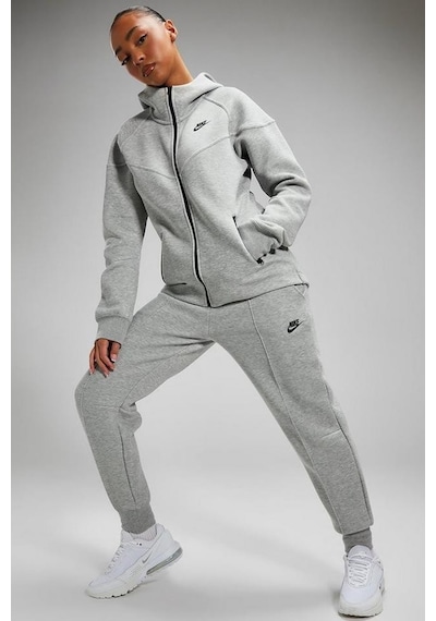 Nike Sportswear Tech Fleece Standart Fit Mid Rise Jogger Gray Kadın Eşofman Altı Gri Gri
