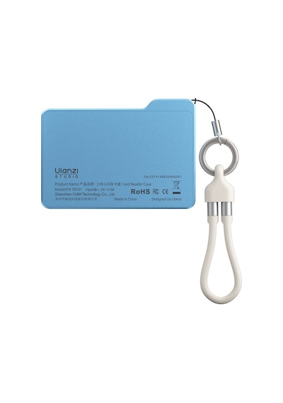 Ulanzi Dc01 2 İn 1 Taşınabilir Sd Hafıza Kartı Saklama Kutusu Mavi - X149