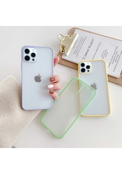 Apple Uyumlu iPhone 12 Pro Kılıf Zore Mess Kapak-Siyah