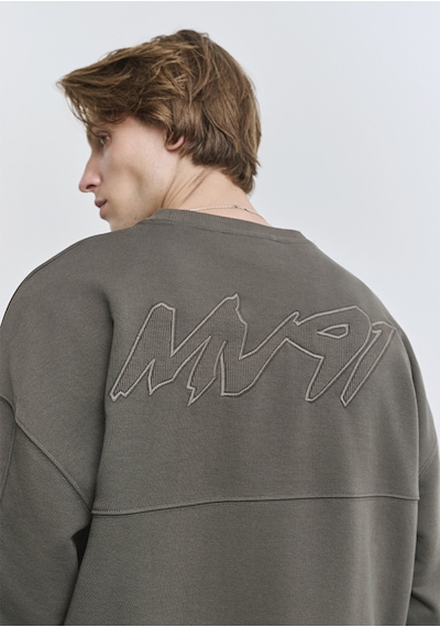 Mavi - Mv91 Sırt Baskılı Yeşil Sweatshirt 0s10405-71542 Yeşil