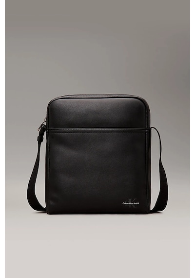 Calvin Klein Erkek Monogram Monologo Reporter Çanta - Siyah Black