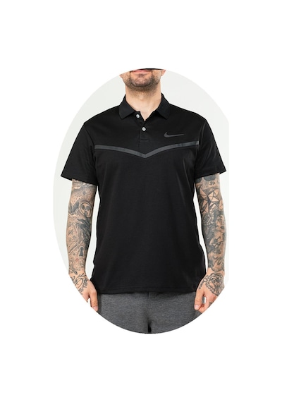 Nike Ef-4490 Erkek Pamuk Cotton Polo Yaka T-shirt Siyah