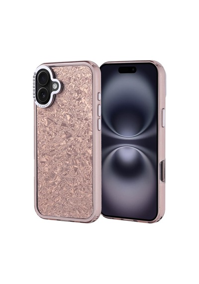 Apple iPhone 16 İle Uyumlu Kılıf Gold Kapi Kapak Taşlı Apple iPhone 16 İle Uyumlu, Gold Sku: Zeusb0fdqxq9yd