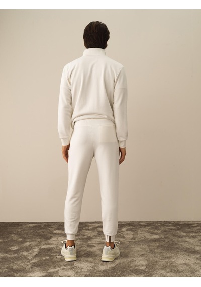 Xint Ekru Pamuk Dokulu Regular Fit Sweat Pantolon 380157