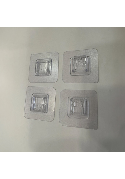 Yedek Yapıştırıcı Sticker Duvar Yapışkan Sihirli Banyo Düzenleyici Yedek Yapıştırıcısı 4 Adet Bej