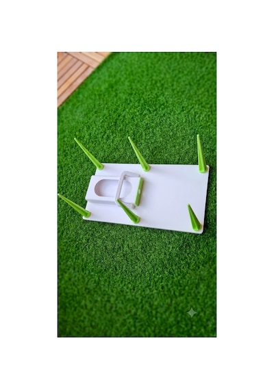Portatif Katlanır Plaj Masası Organik Pla Doğa Dostu Tasarım Hafif Ve Ergonomik Mini Masa Beyaz Beyaz