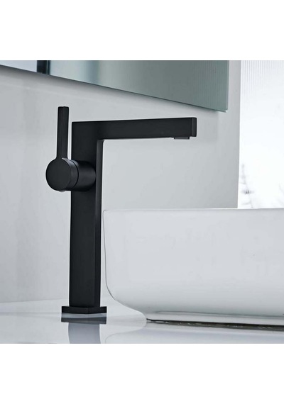 Sera Uzun Lavabo Bataryası Mat Sıyah Mat Siyah