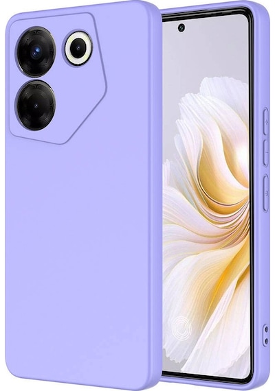 Kilifone - Tecno Uyumlu Camon 20 Pro 5g - Kılıf İçi Kadife Koruyucu Mara Lansman Kapak - Lila