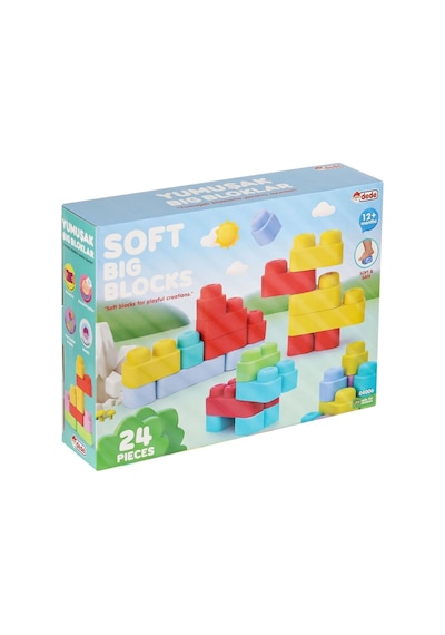 04006 Yumuşak Big Bloklar 24 Parça -dede