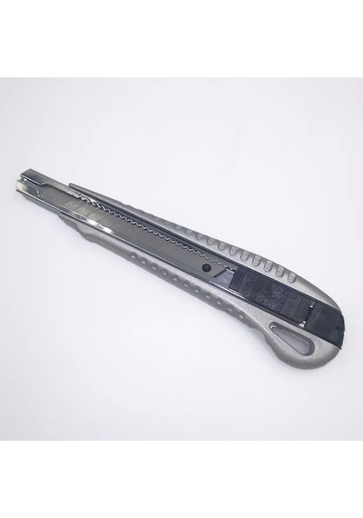 Alveta Metal Küçük Gri Maket Bıçağı Endüstriyel Model SX96