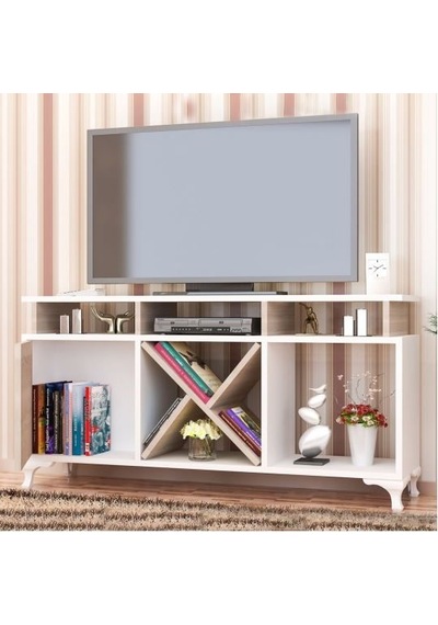 Tv Ünitesi Kamer Tasarım Beyaz Cordoba