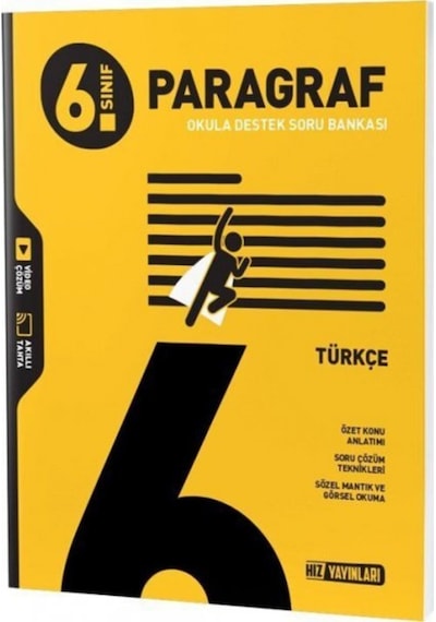 Hız Yayınları 6.Sınıf Paragraf Soru Bankası