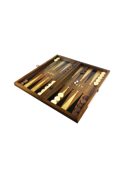 Helena Wood Art Eko Klasik El Yapımı Damalı Ahşap Tavla Seti