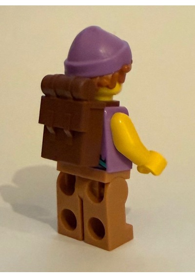 Orjinal Lego Minifigür Backpacker