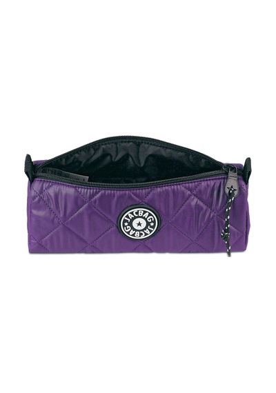Jacbag Prime Soft-kapitone Üçgen Kalemkutu Prime Soft-mor renkli