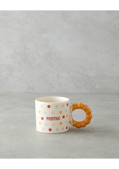 English Home Positive Seramik Kupa 260 Ml Renkli Çok Renkli