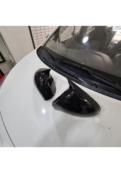 Peugeot 207 Yarasa Batman Ayna Kapak Piano Black Parlak Siyah Abs Plastik Pejo 207 2006 2012