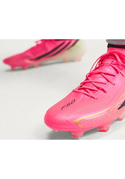 Adidas F50 Hyperfast Elıte Fg Unisex Çim Zemin Kramponu Jr5386 Pembe