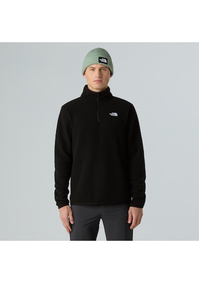 The North Face Glacier 1/4 Zipped Erkek Siyah Polar Üst Nf0a8d0qjk31 Siyah