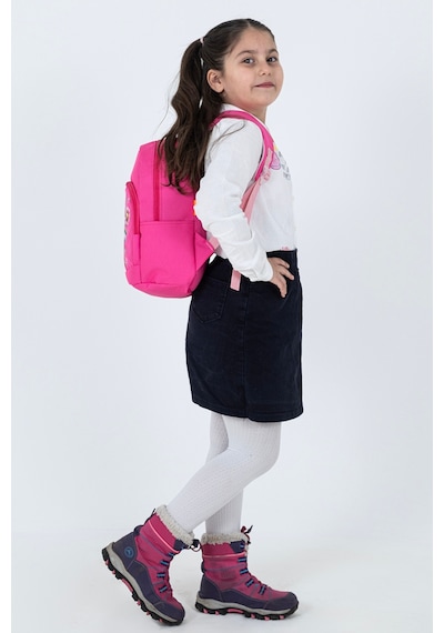Pembe Hello Kitty Figürlü Kız Çocuk Anaokulu Sırt Çantası Çiçek Desenli, Sevimli Kreş Çantası Pembe