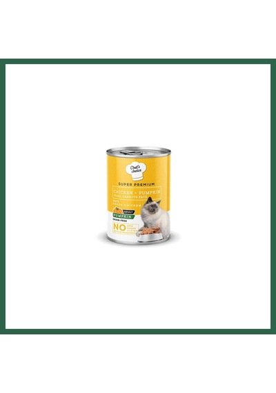 Chefs Choice Pumpkin Pate Chicken Tavuklu Balkabaklı Tahılsız Ezme Yetişkin Kedi Konservesi 400 Gr Bzs01