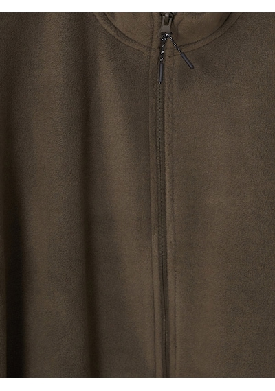 Lcwaıkıkı Classic Haki Dik Yaka Erkek Polar Fermuarlı Sweatshirt Diğer