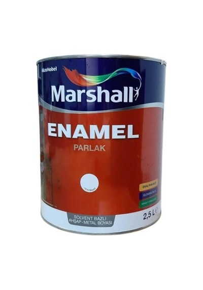 Marshall Enamel Parlak Sentetik Yağlı Boya Cam Göbeği 2.5 L