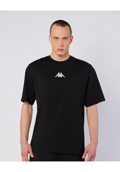 Kappa Jose Tee Erkek Siyah Regular Tişört