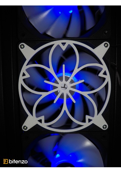 Flora Core 120x120 Mm Oyun Pc Aksesuarı, Masaüstü Bilgisayar Fan Kapağıürün Beyaz