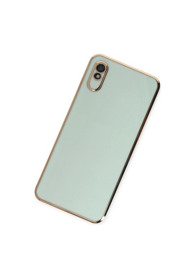 Xiaomi Redmi 9a Kılıf Volet Silikon - Açık Yeşil -