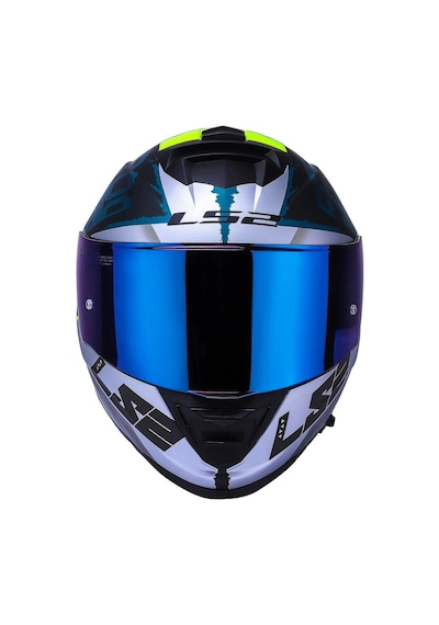 Ls2 Storm 2 Sprinter Siyah Gri Gökkuşağı Vizör Siyah - Gri - Cobalt