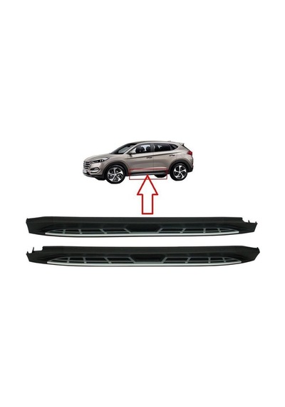 Hyundai Tucson Yan Basamak 2015-2020 Sıde Step Square Style