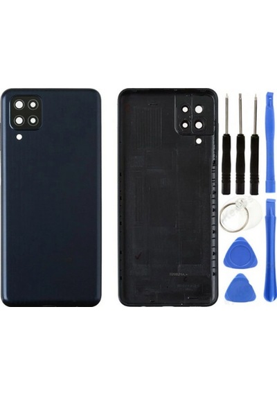 Samsung M12 Sm-m127 Uyumlu Arka Pil Kapağı Siyah + Tamir Seti Çok Renkli