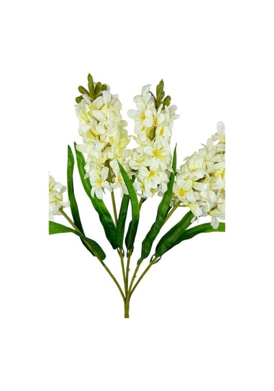 Yapay Çiçek Sümbül Demeti Beyaz 55 40cm 1.kalite
