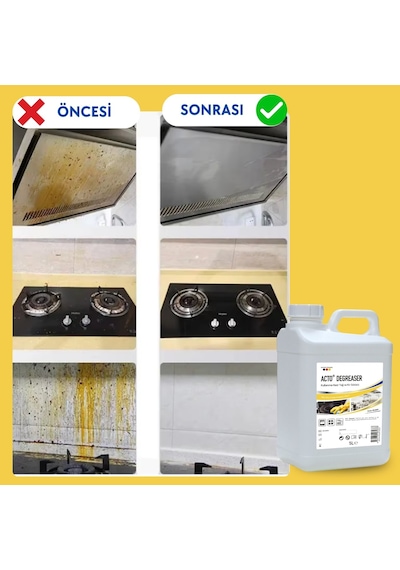 Degreaser 5 L Kullanıma Hazır Yağ Ve Kir Çözücü Etkili Formül Diğer