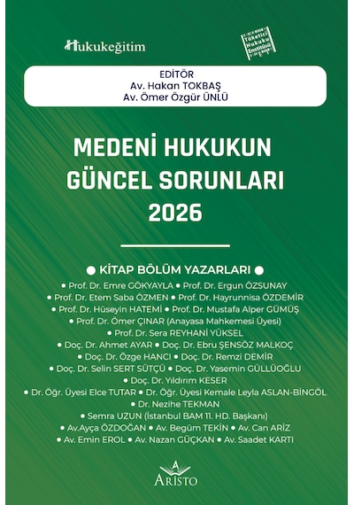 Medeni Hukukun Güncel Sorunları - 2026