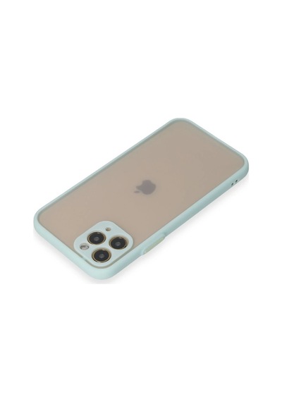 Uryport Apple iPhone Uyumlu 11 Pro Kılıf Montreal Silikon Kapak - Turkuaz Çok Renkli