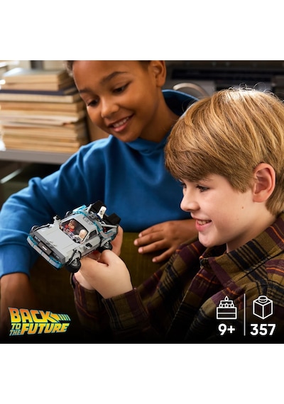 LEGO® Speed Champions Geleceğe Dönüş’ten Zaman Makinesi 77256 -9 Yaş ve Üzeri Çocuklar için Yaratıcı Oyuncak Yapım Seti (357Parça)