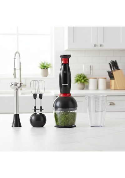 Handmaid 1967h Blender Set Siyah Kırmızı Belirtilmemiş