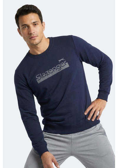 Slazenger Garage Erkek Lacivert Sweatshırt