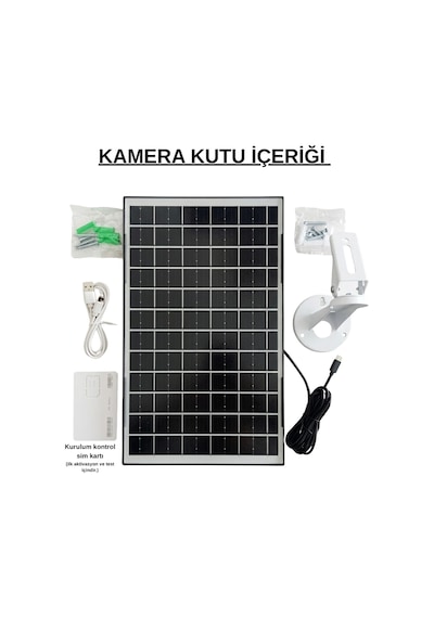 Lenovo 9mp 4g Solar Güvenlik Kamerası - Güneş Panelli, Ptz Uzaktan Kontrol